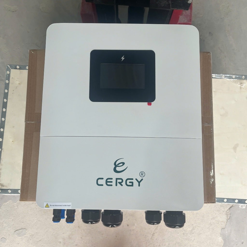 Biến tần Hybrid Cergy 6.0 kW, 6kw, inverter lưu trữ IP65 có CT ngoài - 2MPPT - Mẫu mới - Cergy 6kw, 