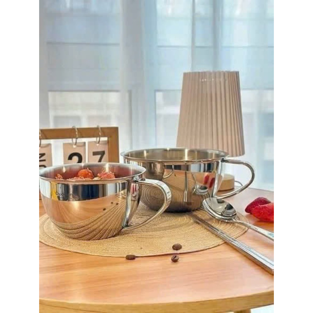 Ca Đong Inox CHOCKMEN 18/10 Có Vạch Chia – Ca Đong Nước Pha Sữa, Làm Bếp 600ml/1000ml