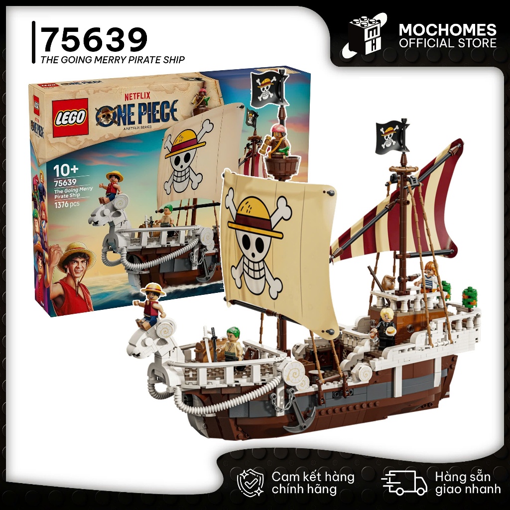 Đồ chơi lắp ghép tàu Going Merry One Piece LEGO 75639