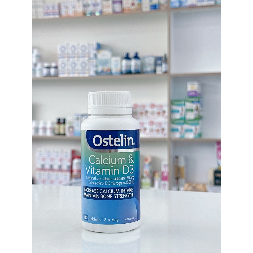 Ostelin Calcium & Vitamin D3 130 Viên – Bổ Sung Canxi & Vitamin D3