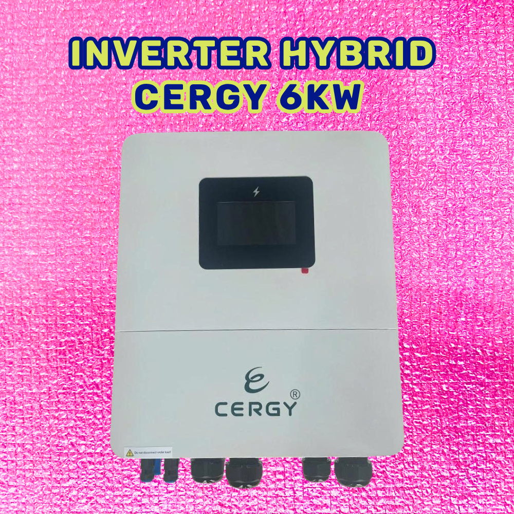 Inverter Hybrid CERGY 6kW, biến tần 6kw có CT ngoài - 2MPPT