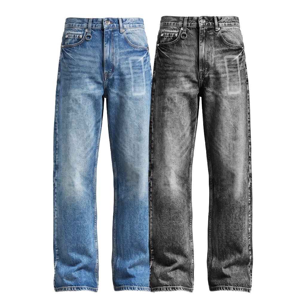 ALCYUS | Quần denim wash màu "BTDP PTS"