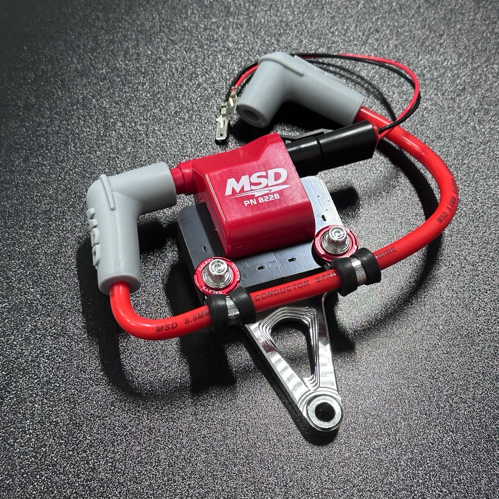 Combo mobin sường MSD + Pad nhôm CNC lắp AB / VARIO ( tặng pad kẹp, ốc salaya, long đền đỏ ) - Phụ k