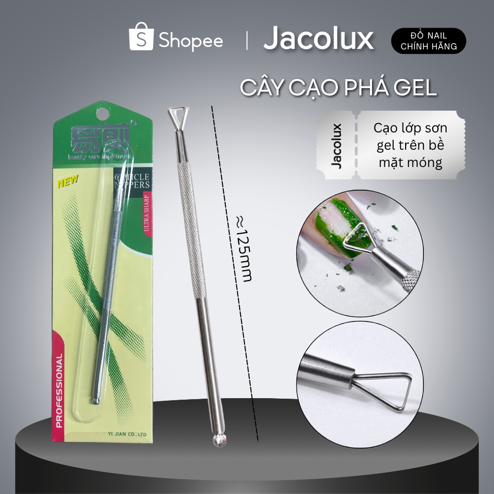 Cây cạo phá gel dụng cụ làm nail Nghi Thảo QCGA