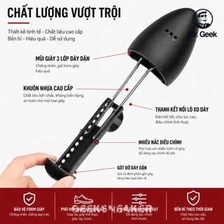 [GeekSneaker] 1 Cặp 2 Cây Shoes Tree Bằng Nhựa - Cố định , Giữ form giày Sneaker, Da, Boots Tuỳ chỉnh kích thước