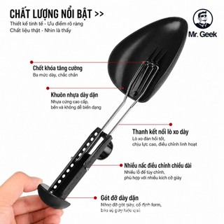 [GeekSneaker] 1 Cặp 2 Cây Shoes Tree Bằng Nhựa - Cố định , Giữ form giày Sneaker, Da, Boots Tuỳ chỉnh kích thước