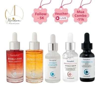 Serum Pharmaform Hydra 5, b9 tinh chất cấp ẩm, phục hồi chuyên sâu, tái tạo da