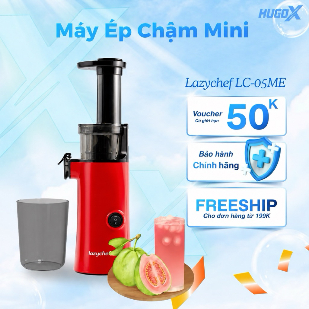 Máy Ép Chậm Mini LazyChef LC-05ME 3S 130W | Bảo Hành Chính Hãng