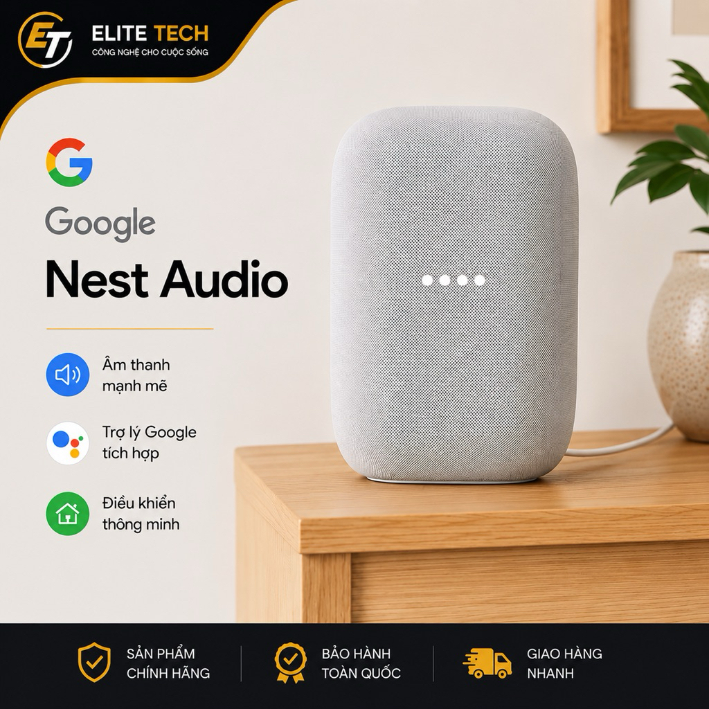 Google Nest Audio - Loa thông minh tích hợp trợ lý Google