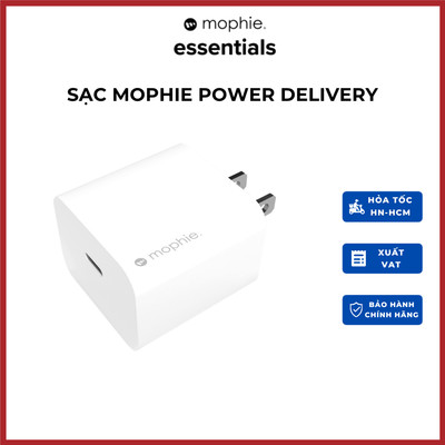 Sạc Mophie Power Delivery 18W/20W/30W và sạc 10W