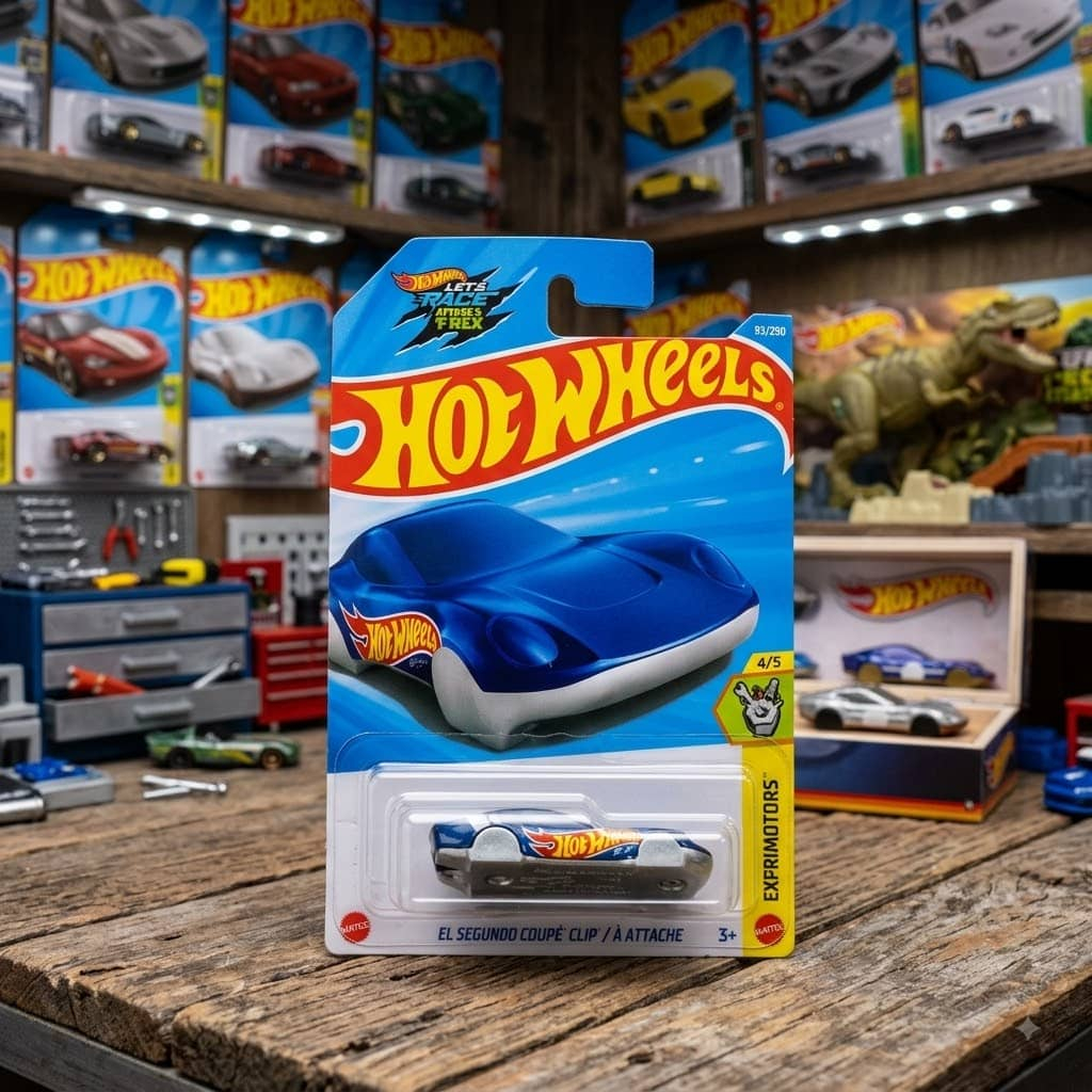 Mô Hình Xe Hot Wheels El Segundo Coupe Clip Experimotors 1:64 – Chính Hãng Mattel