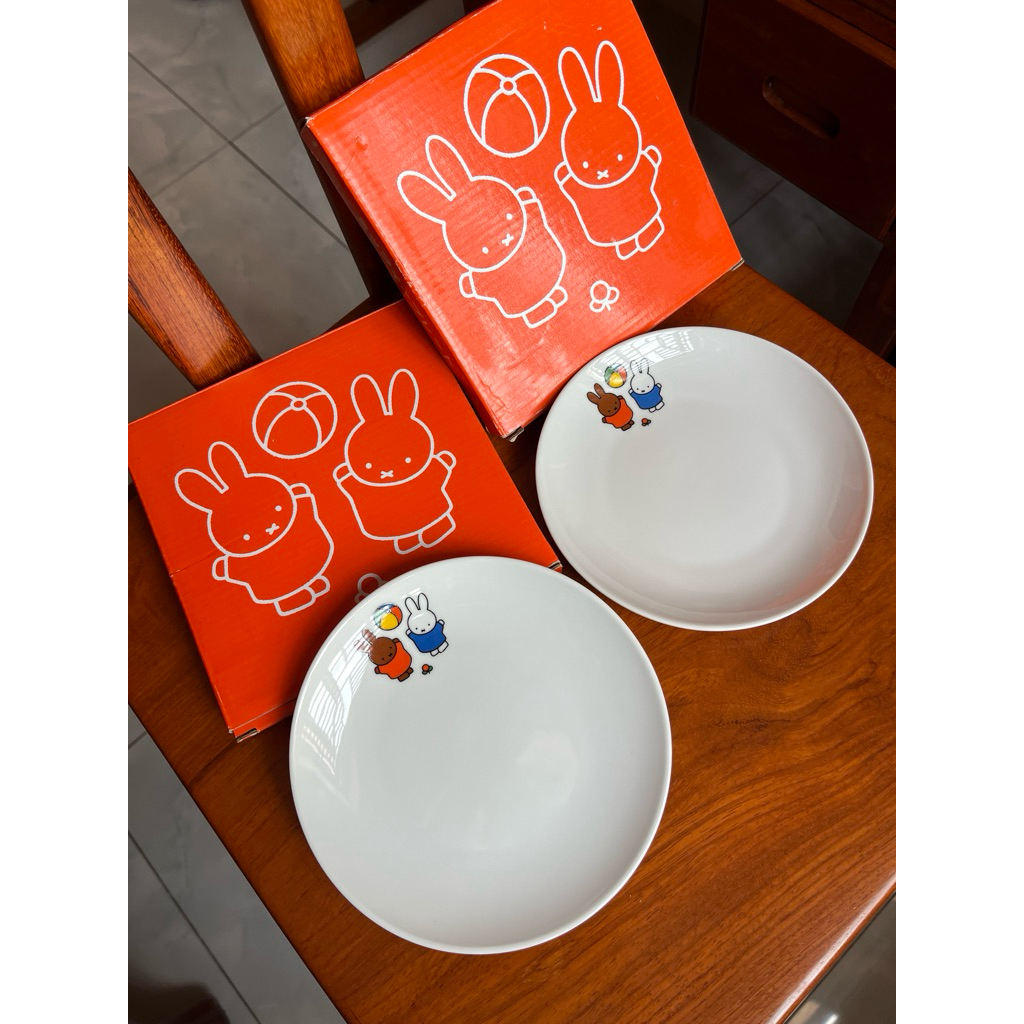 đĩa gốm sứ hoạt hình Miffy Lawson