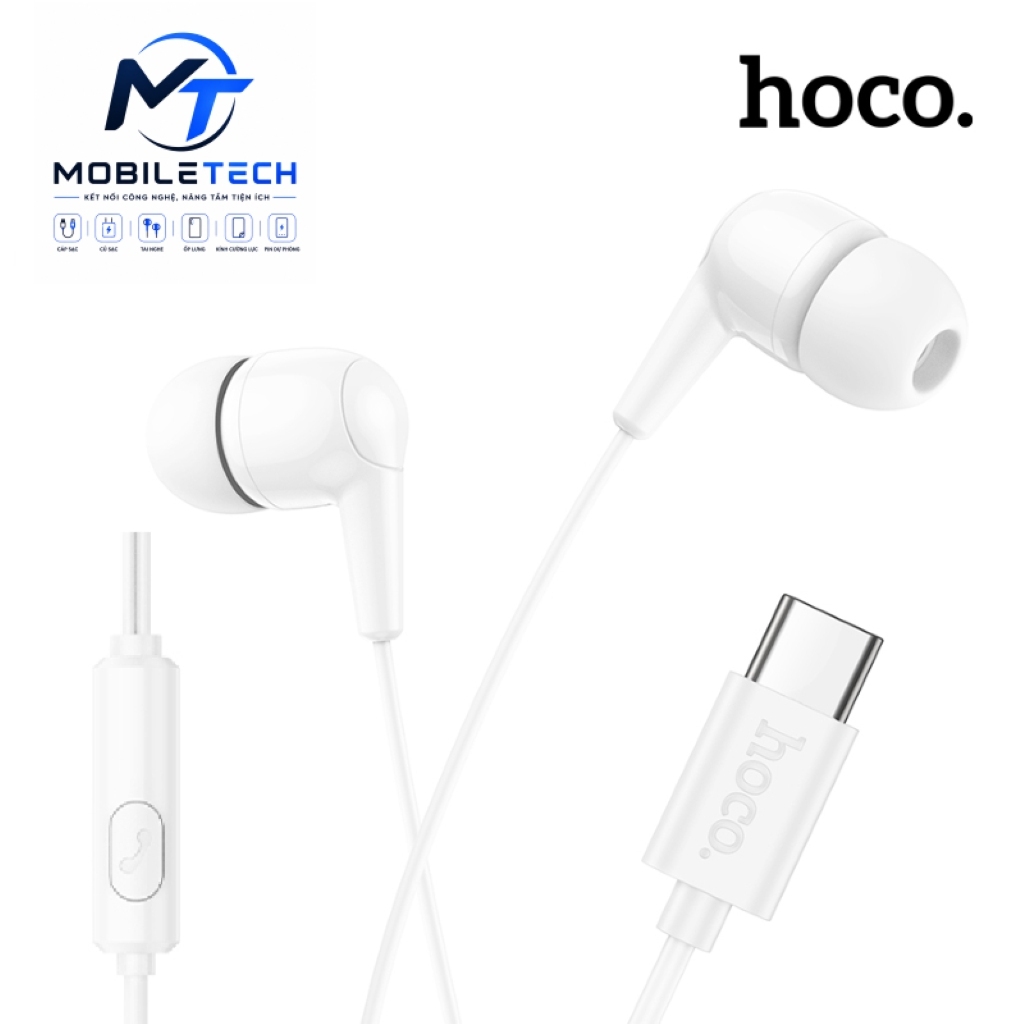 Tai Nghe Type C Hoco M97 Có Dây, Có Mic Nghe Nhạc Đàm Thoại Rõ
