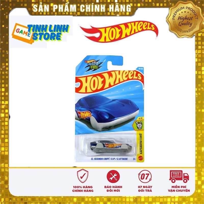 Mô Hình Xe Hot Wheels El Segundo Coupe Clip Dòng Experimotors - Hợp Kim Nguyên Khối Chịu Lực