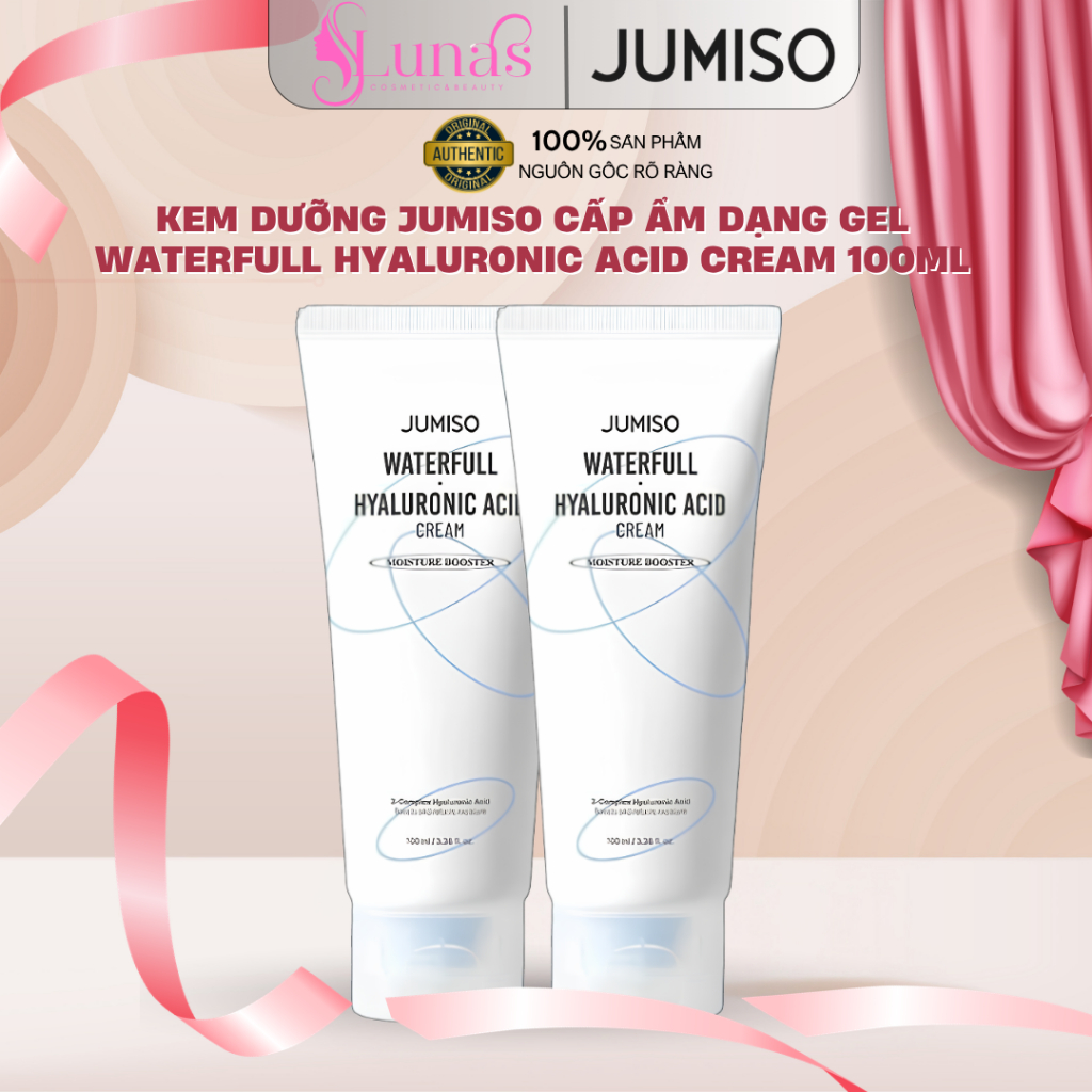 Kem Dưỡng Jumiso Cấp Ẩm Dạng Gel Jumiso Waterfull Hyaluronic Acid Cream 100ml