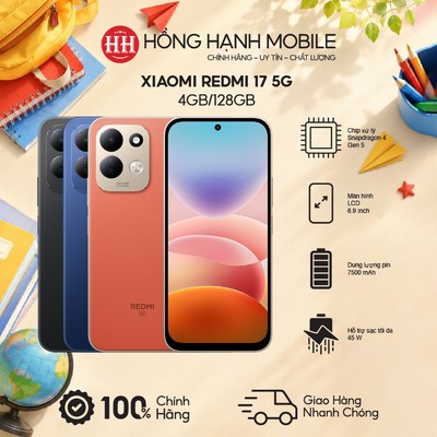 Điện Thoại Xiaomi Redmi 17 5G 4GB/128GB - Hàng Chính Hãng