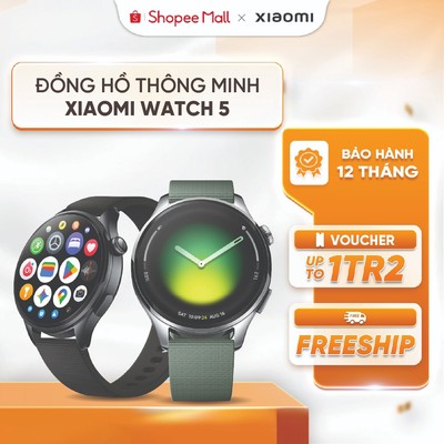 Đồng hồ thông minh Xiaomi Watch 5 - AMOLED 1.54″ - Điều khiển cử chỉ mượt mà