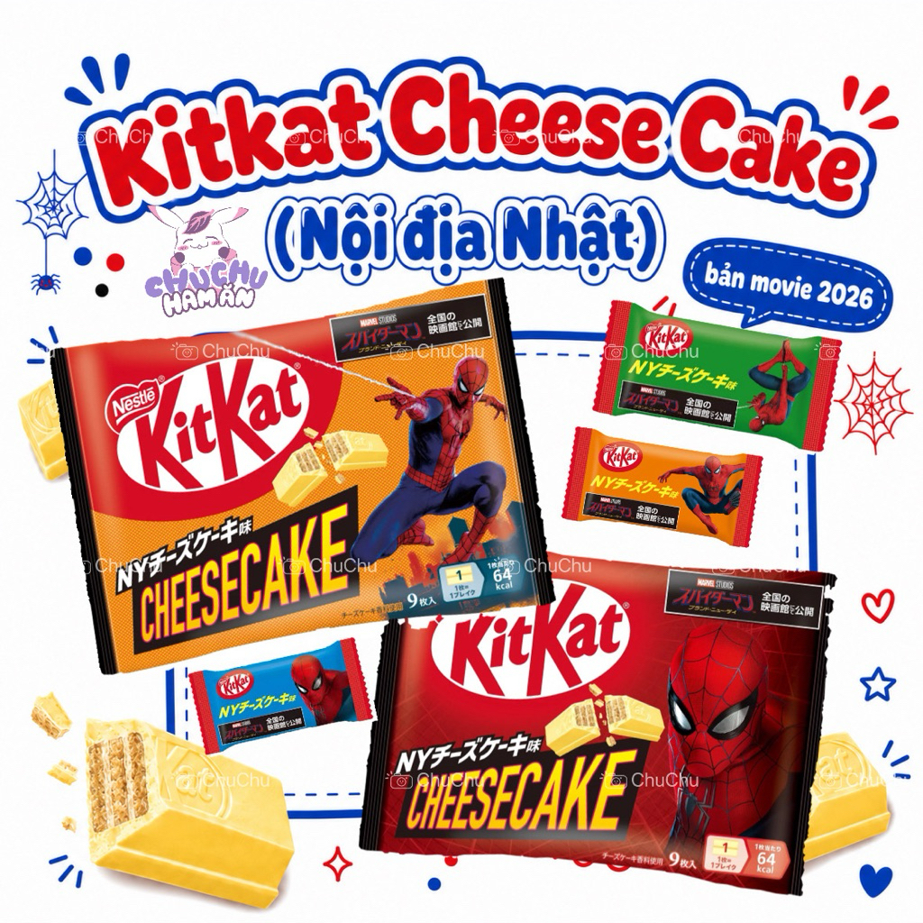【KÈM ĐÁ KHÔ 】 KitKat Valentine, Kitkat Chocomint Nhật mix nhiều vị thơm ngon♡