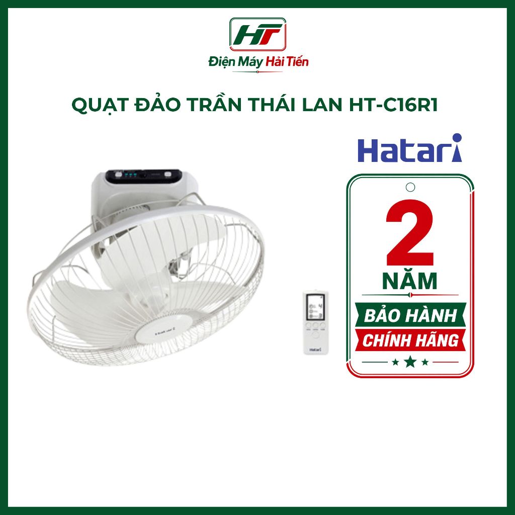 Quạt đảo trần 16 inch Thái Lan Hatari HT-C16R1 HT-C16R1(S) - Điện Máy Hải Tiến