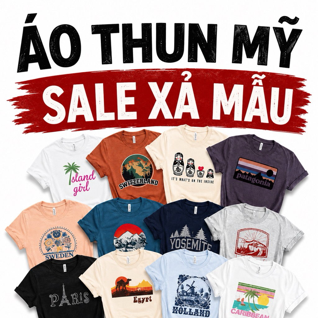[XẢ HÀNG BIGSIZE](Chỉ gửi hàng đơn từ 50k) ÁO THUN 2HAND SALE XẢ MẪU (quyensi)