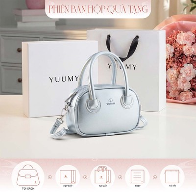 Bộ hộp quà YUUMY (Túi xách nữ YUUMY YTX95 + Hộp quà YHQ3T + Túi giấy YTG3T + Túi rút BVR3838 + Thiệp cảm ơn YBT1)