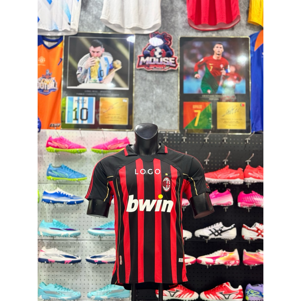 ( Áo Retro) Câu Lạc Bộ AC Milan năm 2006/07 loại 1