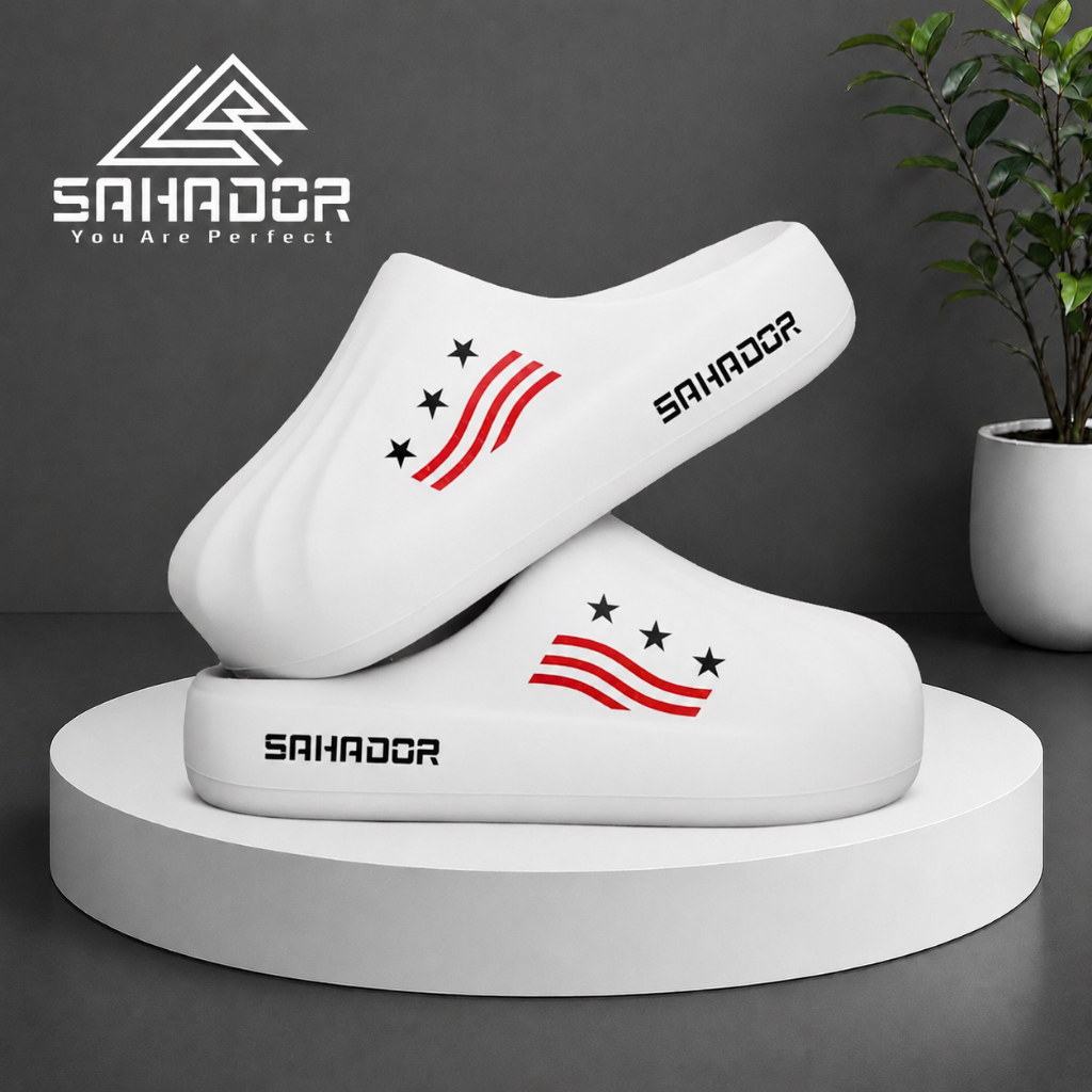 Dép sục Hottrend nam nữ SAHADOR chống nước đế đúc nguyên khối cao 4cm mang couple SO06