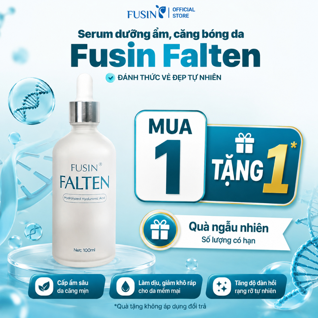Tinh chất dưỡng ẩm, căng bóng da FUSIN FALTEN 100ml - Giúp ngăn ngừa lão hóa