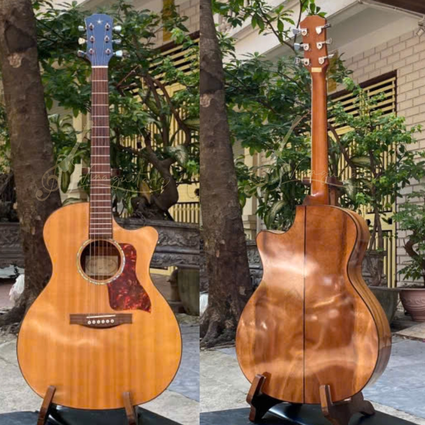 Đàn Guitar Acoustic Sao Mai SA04 Cũ kí gửi- đã nâng cấp phím bo tròn xịn- âm hay
