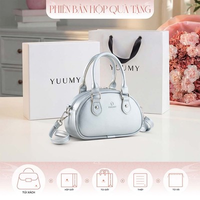 Bộ hộp quà YUUMY (Túi xách nữ YUUMY YTX93 + Hộp quà YHQ3T + Túi giấy YTG3T + Túi rút BVR3838 + Thiệp cảm ơn YBT1)