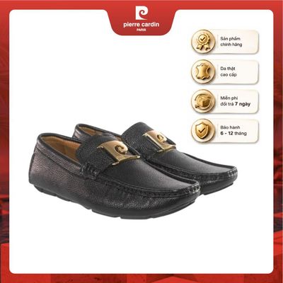 [NEW] Giày lười nam Pierre Cardin da bò cao cấp, đế âm dương, khóa kim loại không gỉ - mã 531