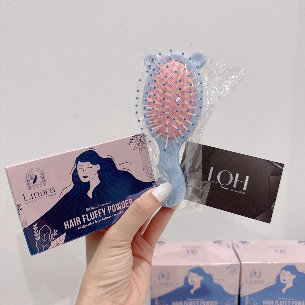 Phấn gội đầu khô Linara Hair Fluffy Powder kiềm dầu và làm phồng tóc [1 Set Gồm 2 Hộp Phấn]