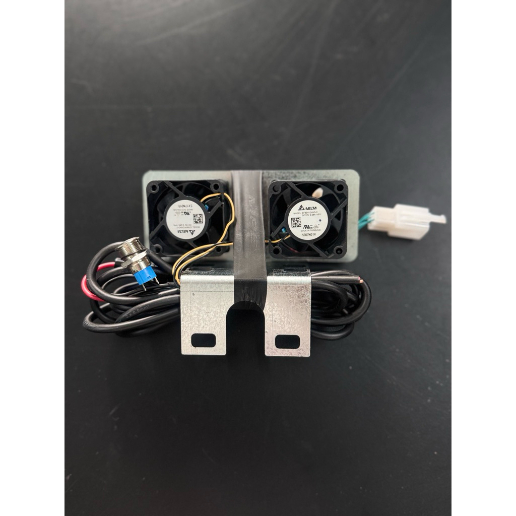 Quạt tản nhiệt IC cho dòng xe Evo- Feliz- Viper (quạt đôi) kèm công tắc