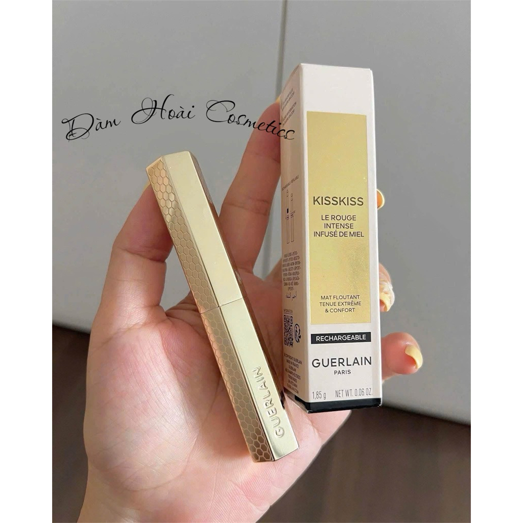 [ Chính Hãng ] Son Thỏi Guerlain Kisskiss Honey Infused Intense Lipstick