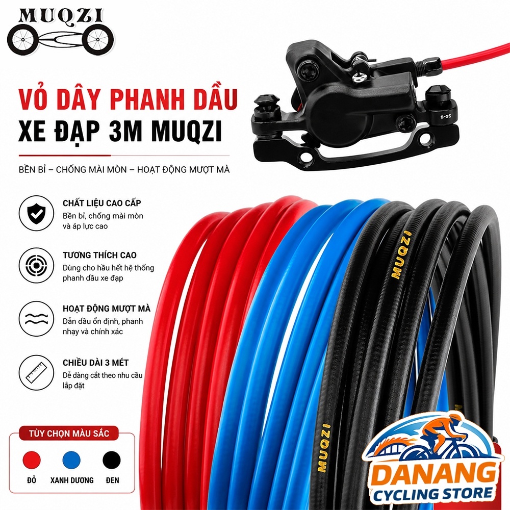Vỏ Ống Dây Phanh Dầu Xe Đạp 3 Mét MUQZI