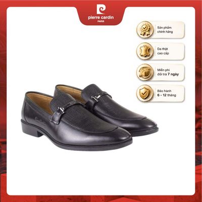 [BÁN CHẠY] Giày tây lười Pierre Cardin chất liệu da bò cao cấp, thiết kế sang trọng, phụ kiện kim loại - mã 783
