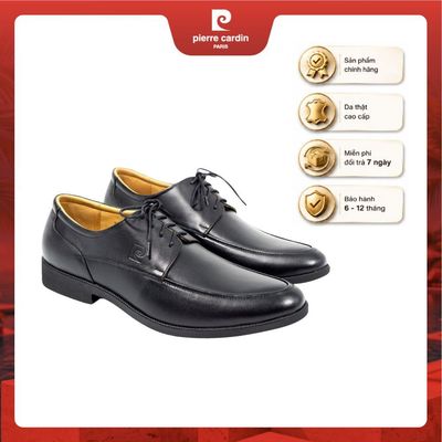 Giày tây nam Pierre Cardin derby kiểu dáng sang trọng,da bò thật, đế cao su chống trượt - mã 738