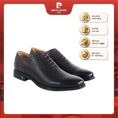 [39-40] Giày tây nam Pierre Cardin oxford kiểu dáng sang trọng, da bò nappa cao cấp - mã 353