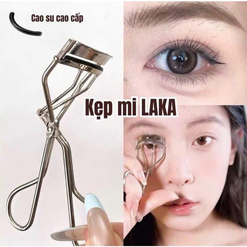 Bấm mi Laka, bông mút đánh nền Laka, bông cushion Laka