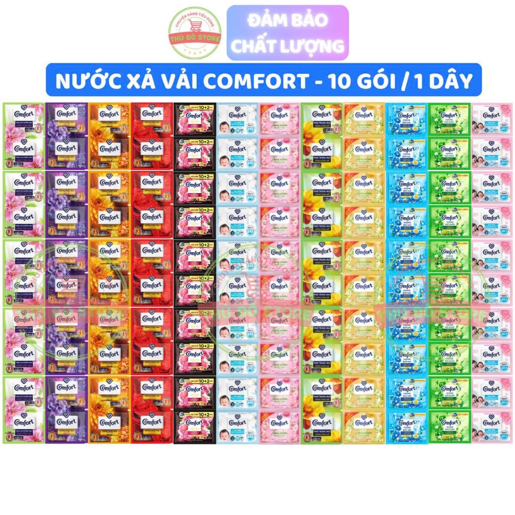 Dây Nước Xả Vải Comfort Tươi Màu Giữ Dáng