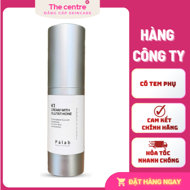 [Hàng cty] Palab K1 Cream With Glutathione Kem Dưỡng Phục Hồi Da Tổn Thương, Ngăn Ngừa Tăng Sắc Tố