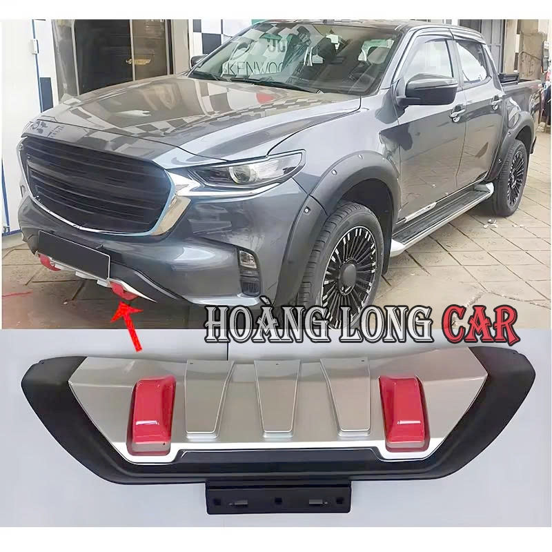 Ốp Cản Trước BT50 2021 2022 2023 2024 2025 2026 - Ốp Trang Trí Thể Thao Cản Trước Mazda BT50