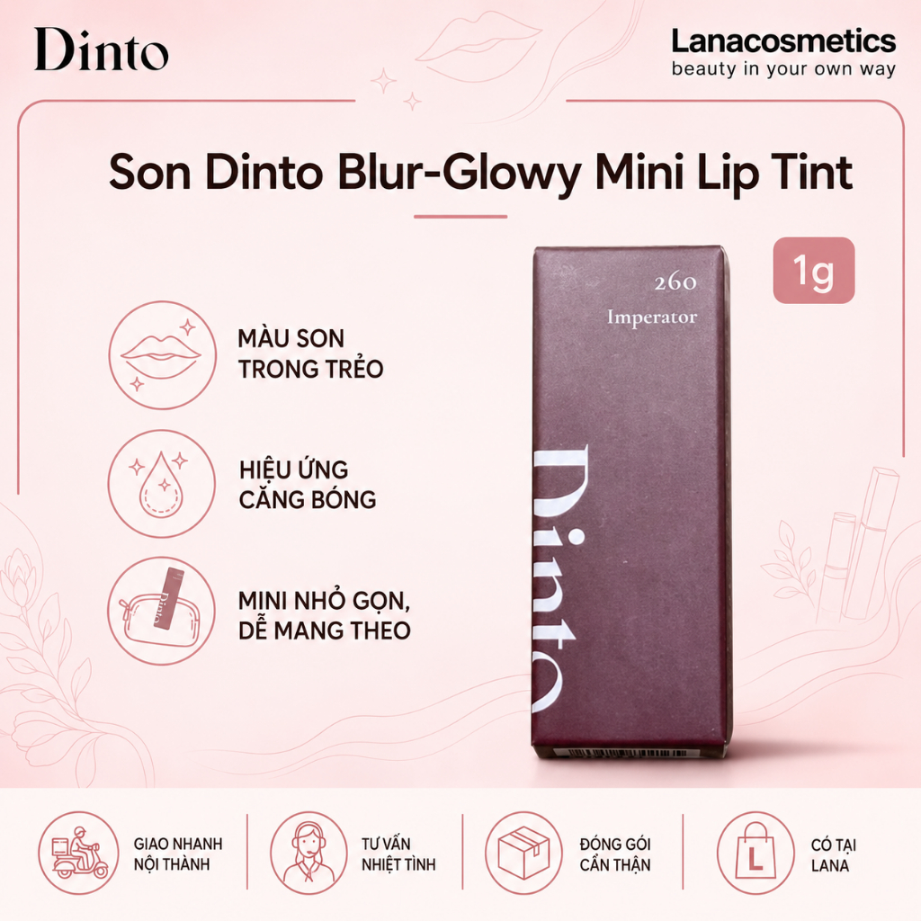Son Dinto Blur-Glowy Mini Lip Tint 1g