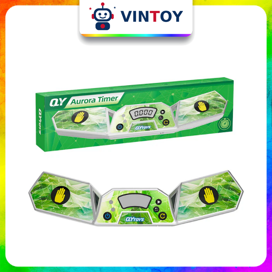 [QiYi] Đồng Hồ Rubik QiYi Aurora Timer Phụ Kiện Rubic Bấm Thời Gian Siêu Bền Đồ Chơi Trí Tuệ Trẻ Em