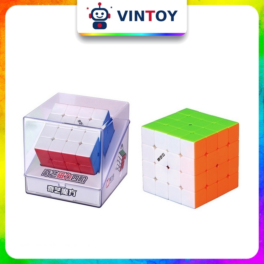 Rubik 4x4 QiYi MS 4x4 Magnetic Nam Châm Rubic 4 Tầng Đồ Chơi Trí Tuệ Trẻ Em Phát Triển Tư Duy 4x4x4