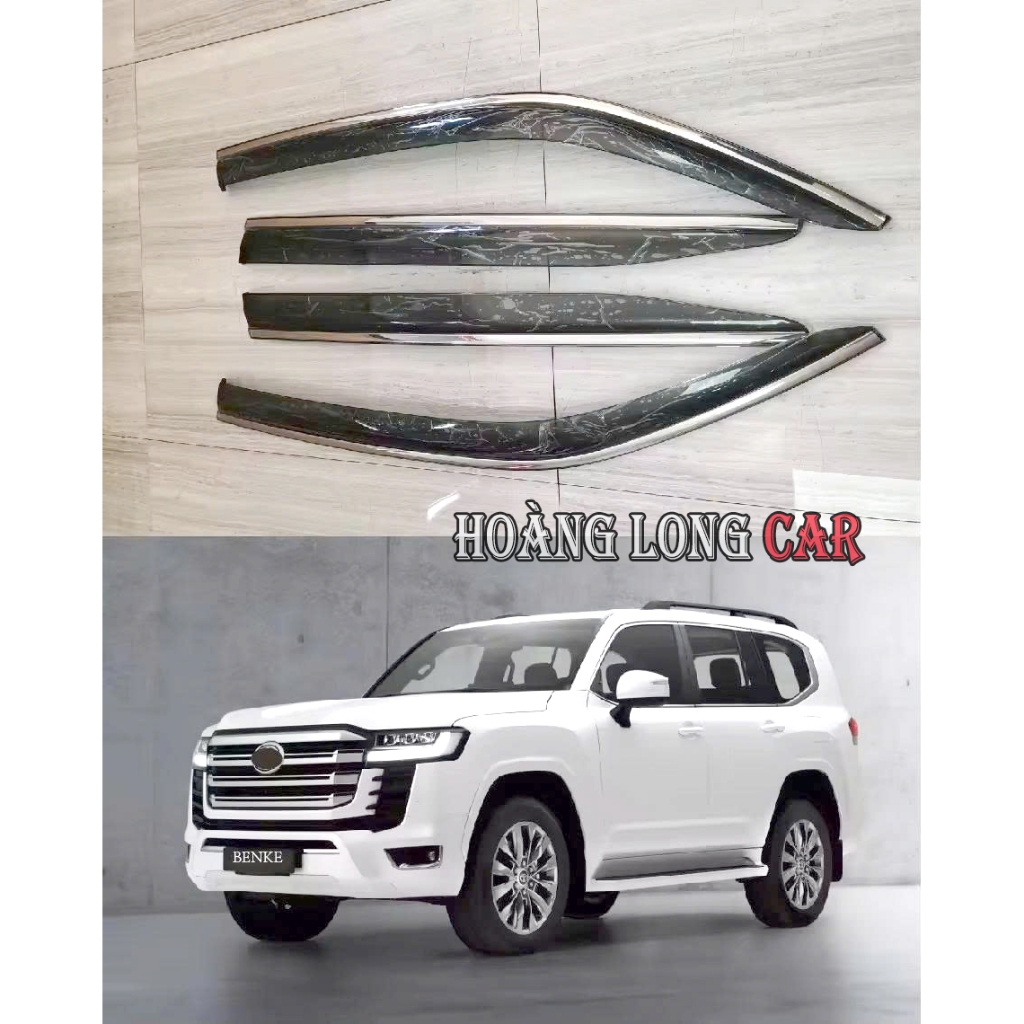 Vè Mưa Land Cruiser LC300 2023 2024 2025 2026 - Viền Che Mưa Cánh Cửa Land Cruiser LC300