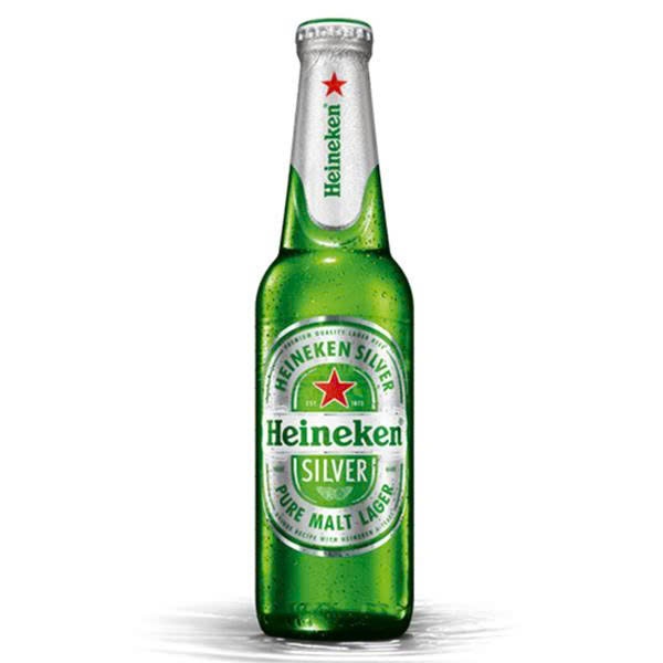 [KÉT + Bắp] Bia Heineken Sillver (Heineken Bạc) 24 chai thủy tinh 330ml KHÔNG CẦN TRẢ VỎ - HỎA TỐC