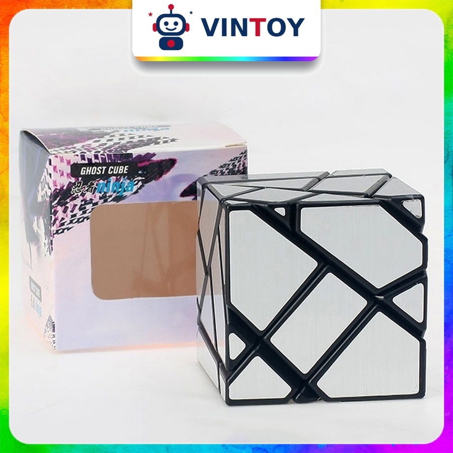 Rubik Ninja Ghost Cube 3x3 Rubic Biến Thể Siêu Xịn Đồ Chơi Trí Tuệ Trẻ Em Phát Triển Tư Duy 3x3x3
