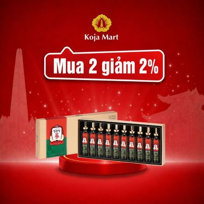 Nước Hồng Sâm Hàn Quốc KGC Jung Kwan Jang Vital Tonic 20ml x 10 Ống