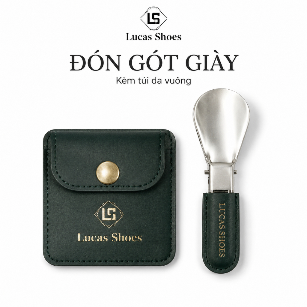 Dụng Cụ Đón Gót Giày Lucas Shoes Kèm Túi Da